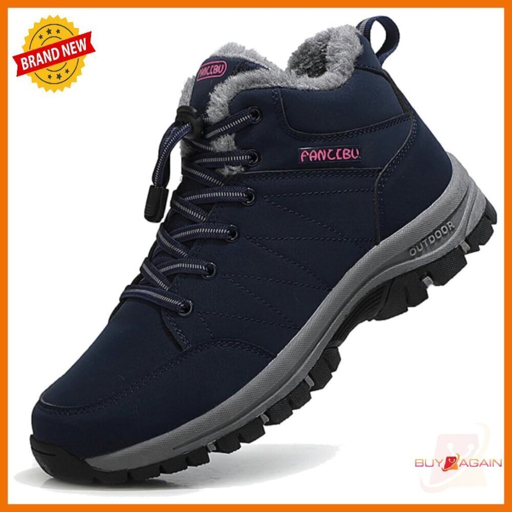Women's Waterproof Winter Snow Boots Ankle Booties Warm Anti-Slip Hiking